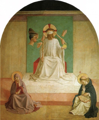 Fra Angelico, The Mocking of Christ, c. 1440&amp;ndash;42, in the convent of San Marco in Florence