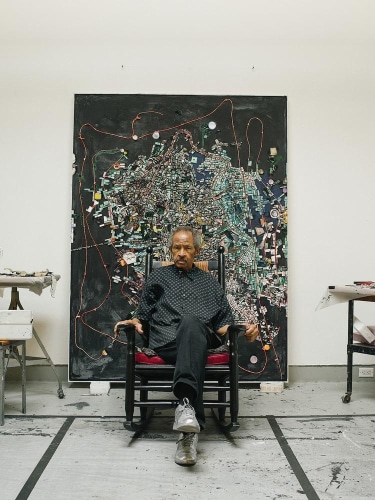 Jack Whitten - Barney's Legacy II, 1980 - Viewing Room - Mnuchin Gallery Weekly Feature