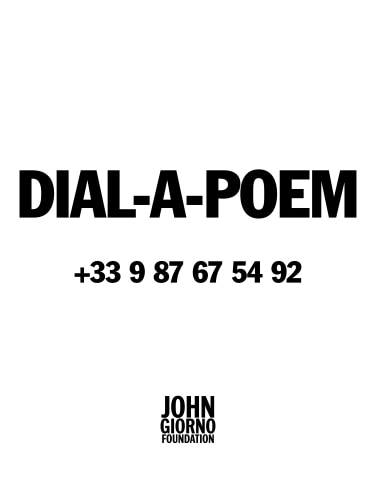 Introducing Dial-A-Poem France