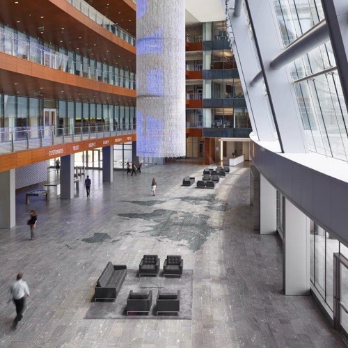 Eaton Corporate Headquarters&amp;nbsp;For the Eaton Corporate Headquarters, Quarra Stone provided 50,000 square feet of stone flooring in the lobby, utilizing trapezoidal shapes in two distinct color shades of Vals Quartzite.&amp;nbsp; Read more.