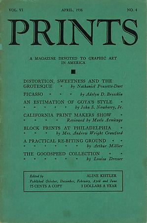 Prints - Volume VI, No. 4 - Publications - Sam Glankoff