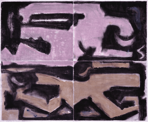 Untitled, PP 4039, 1973
Water Soluble Printer&amp;rsquo;s Ink and Casein
on Handmade Japanese Paper
H:&amp;nbsp;39 7/8 x W: 48 1/4 inches