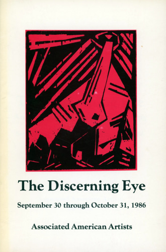 A.A.A. The Discerning Eye - Associated American Artists - Publications - Sam Glankoff