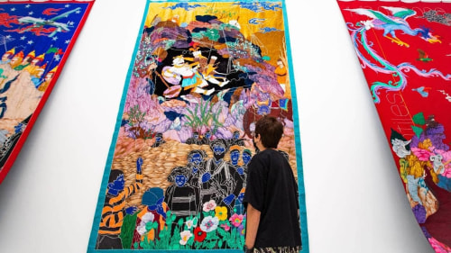 STUFF | Three tapestries smuggled out of Afghanistan are part of a new exhibition at New Plymouth Govett Brewster Art Gallery