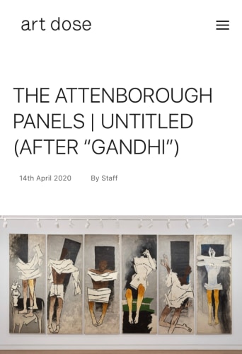 The Attenborough Panels | Untitled (After &quot;Gandhi&quot;)