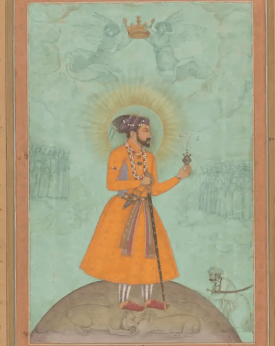 King of the world … Shah Jahan by Bichitr, circa 1628-30. Photograph: Chester Beatty Library/(c) The Trustees of the Chester Beatty Library, Dublin