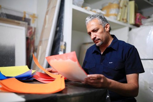 The National News | UAE at 50: artist Mohammed Kazem reflects on the rapid rise of the country's art scene