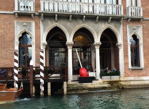 Artist Installs Nine-Foot-Tall Cherry Meltdown Along Venice’s Grand Canal