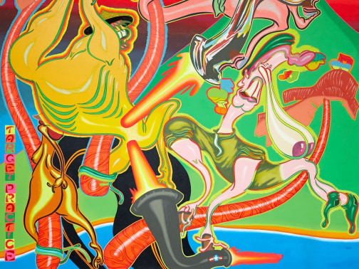 Peter Saul - New Paintings - Exhibitions - Venus Over Manhattan