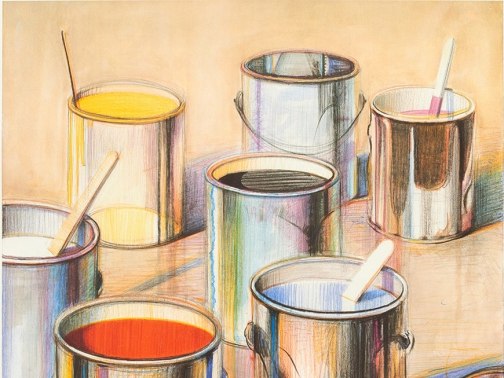 Wayne Thiebaud Freeway Curve, 1979 drypoint and aquatint  A.P. 1 18 3/4 x 32 3/4 in. [image]; 22 3/4 x 29 3/4 in. [sheet]
