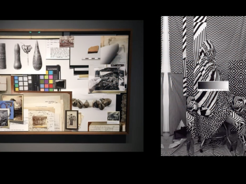 Two contemporary works from collector Christine Symchych's collection