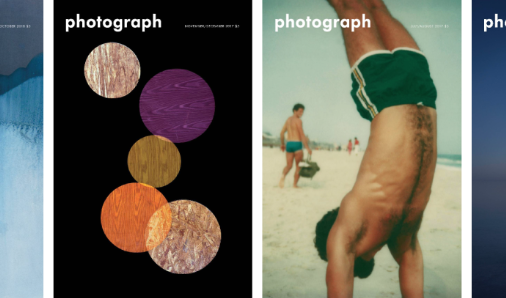 Two colorful covers of Photograph magazine