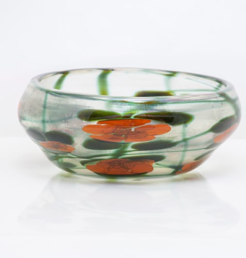 Nasturtium Paperweight Vase