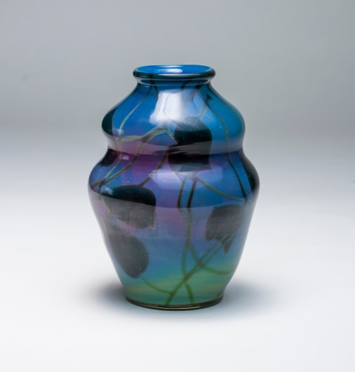 Reactive Favrile Glass Vase