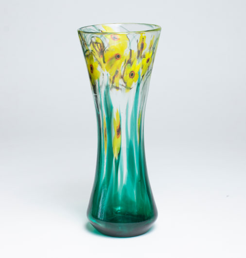 Floral Paperweight Vase