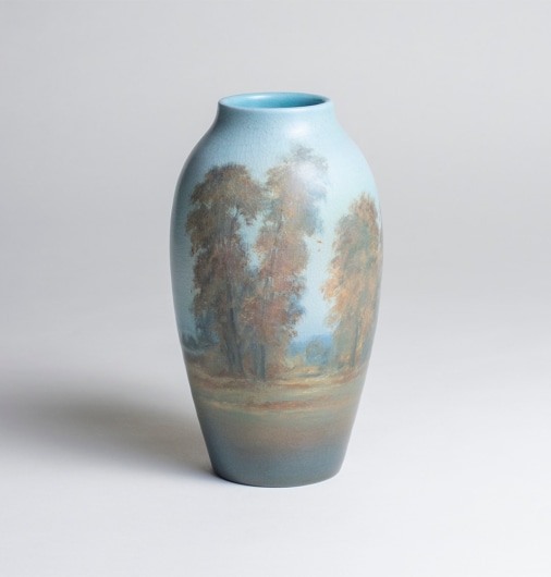 Scenic Vellum Landscape Vase