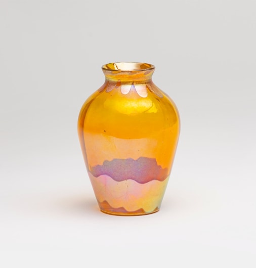 Early Decorated Favrile Glass Cabinet Vase