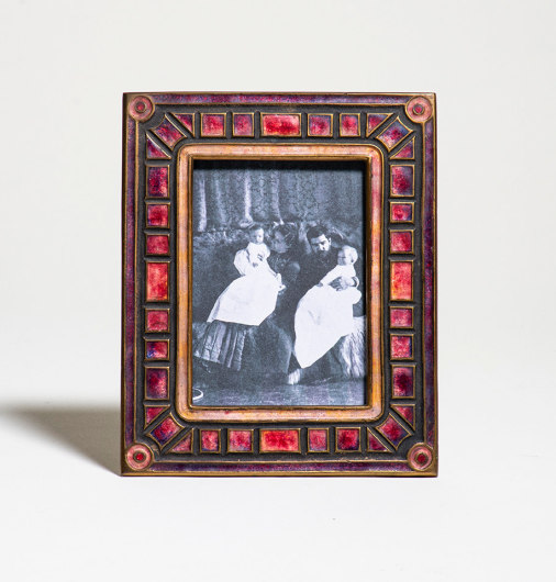 Red &quot;Art Deco&quot; Picture Frame