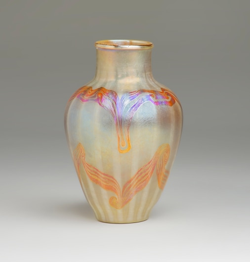 Early Decorated Favrile Glass Vase