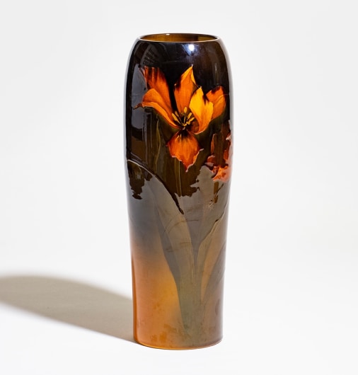 Standard Glaze Vase with Tulips
