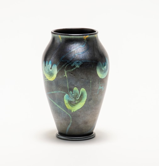 Decorated Favrile Glass Vase