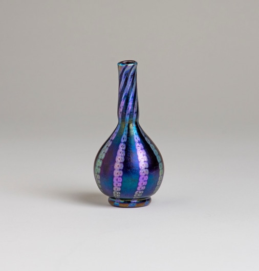 Early Decorated Miniature Favrile Glass Vase