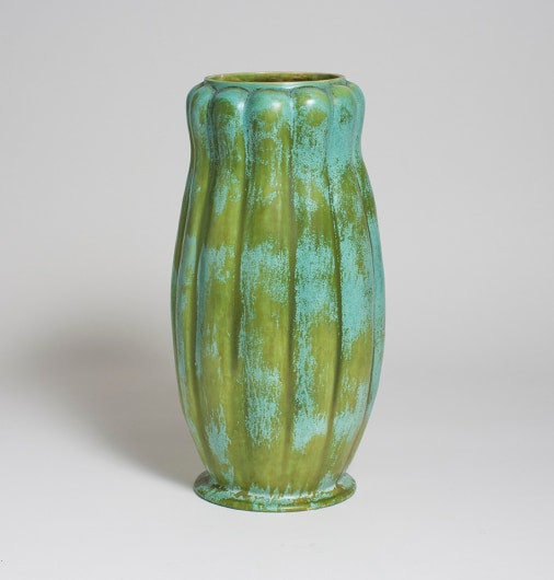 Monumental Favrile Pottery Vase