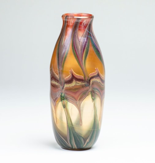 Favrile Glass Paperweight Vase