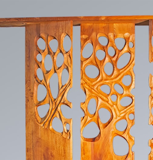 Carved Cherry Screen