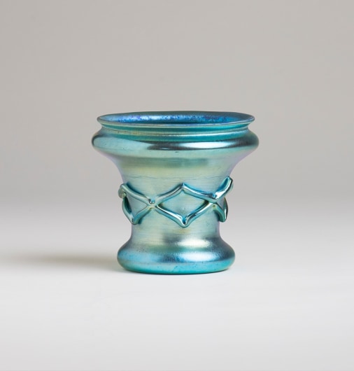 Favrile Glass Vase with Applied Decoration