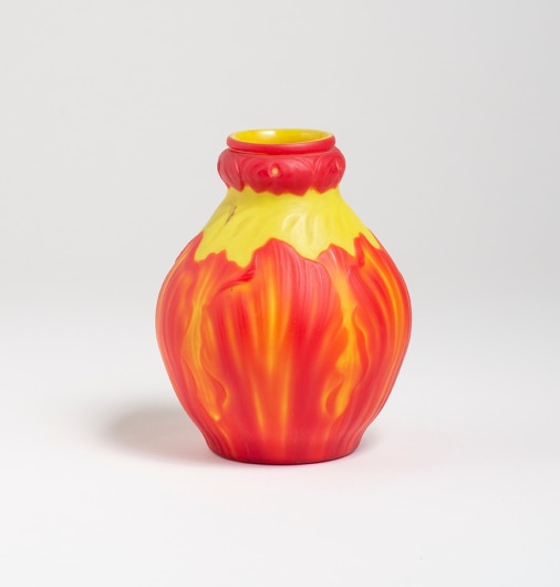 Favrile Glass Cameo Vase