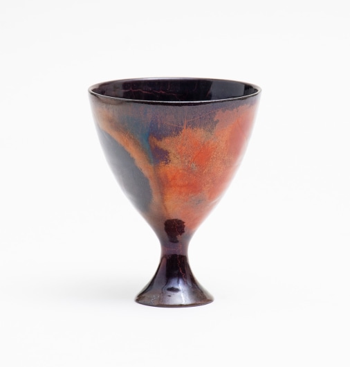 Vase with Copper Reduction Glaze