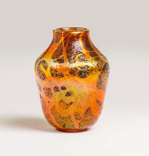 Cypriote Vase with Lava Decoration