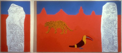 Joan Brown, 'The Jaguar and the Toucan' 1988