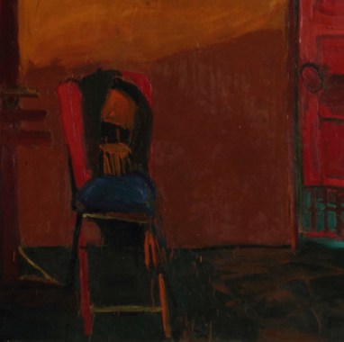 detail, Joan Brown, Portrait of a Chair
