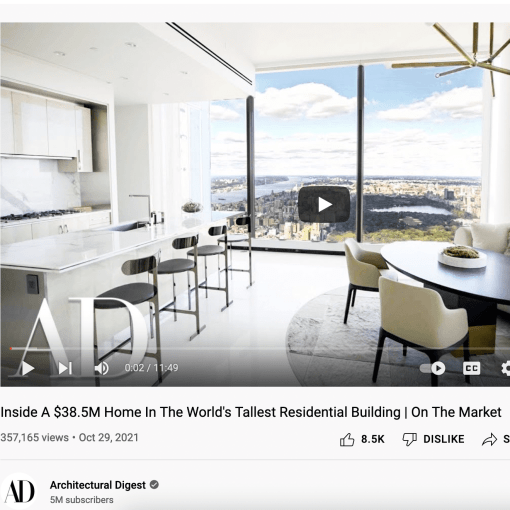 Architectural Digest: Central Park Tower in Association with Lauren Rottet Studios