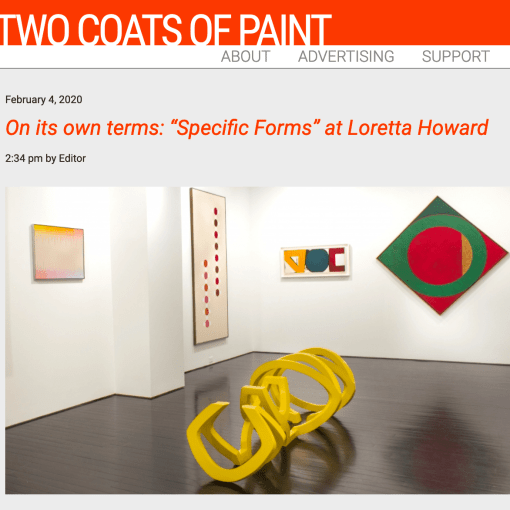Specific Forms Review in Two Coats of Paint