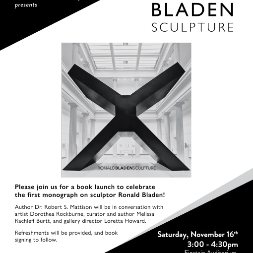 Ronald Bladen Book Launch at NYU
