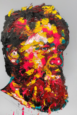 KwangHo Shin, Untitled [18p19], 2019, Oil on canvas, 76.3 x 51.2 in |193.9 x 130 cm