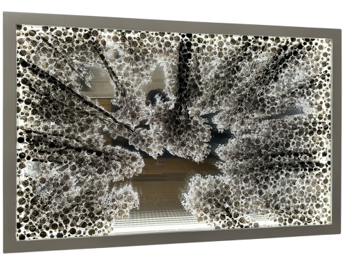 Reality,, Digital print on acrylic glass, LED