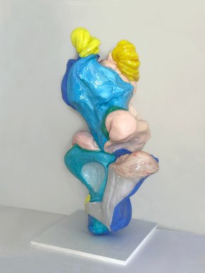 Couple, back view,&nbsp; 2013-2023, 38 &times; 21 &times; 14 in | 96.5 &times; 53.3 &times; 35.6 cm