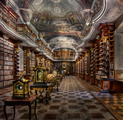 Baroque Library Hall, 2015, Light Jet, Exposure On High, Glossy&nbsp;