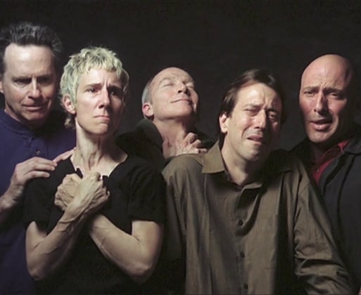 Image of Bill Viola's "Quintet of the Silent"