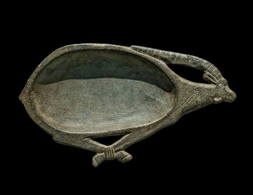 Cosmetic Dish in the form of a bound Ibex