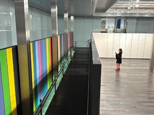 Graciela Hasper in Más allá del espacio at el Centro Cultural Kirchner-Palacio Libertad