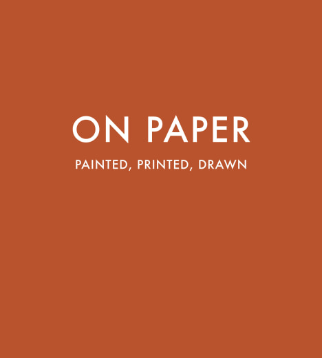 Catalogue Cover: On Paper: Painted, Printed, Drawn, September 2010