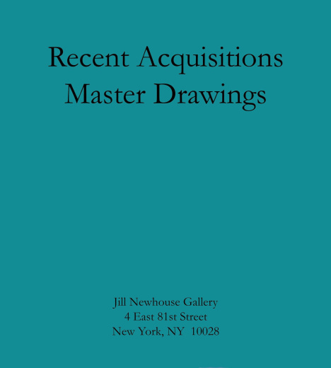 Catalogue Cover: Recent Acquisitions of Master Drawings, January 2016