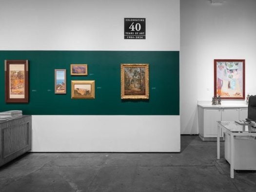 Celebrating 40 years of Art installation shot, 2024