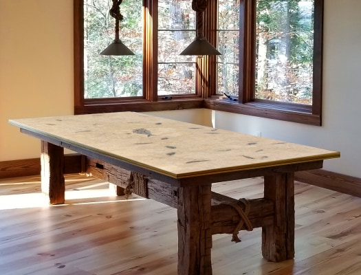 9' x 4' Fossil Dining Table