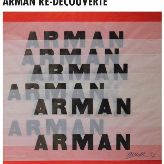 Re-découverte, hommage à Arman